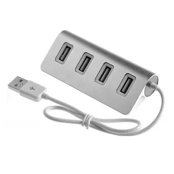 USB-концентратор 2,0 мульти 4 порта с адаптером питания для xiaomi macbook pro air компьютер ПК аксессуары для ноутбуков adaptador USB 4 hab