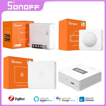 SONOFF Zigbee 3.0 ZBBridge Mini ZBMINI / Беспроводной переключатель / Датчик температуры Влажности /Движения /Двери Поддержка Alexa Google Home
