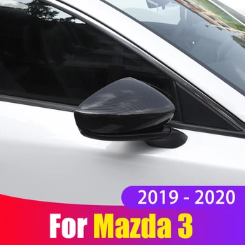 Для Mazda 3 Axela 2019 2020 ABS Хромированная Автомобильная Крышка Зеркала заднего Вида, Рамка, Корпус Зеркала Заднего Вида, Отделка, Аксессуары