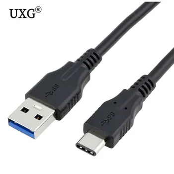 10 см 30 см 1 м 2 м 3 м USB 3.0 3.1 Тип C штекерный разъем USB-C для типа A штекерный реверсивный кабель для передачи данных 5A линия быстрой зарядки Короткий кабель