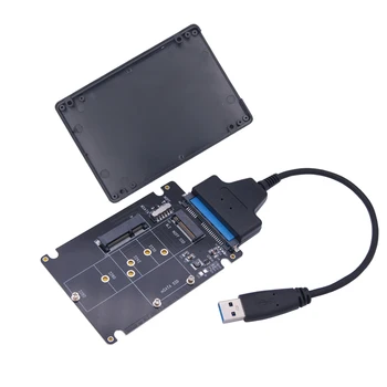 USB-адаптер mSATA M2 Чехол SSD Externo USB 3,0 M.2 для USB mSATA SSD M2 Конвертер SSD в USB3.0 Стояк 2,5 