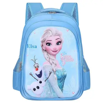 Школьный рюкзак Disney Frozen для девочек, рюкзак для начальной школы принцессы, рюкзак для детского сада, большие вместительные школьные сумки высокого качества для мальчиков