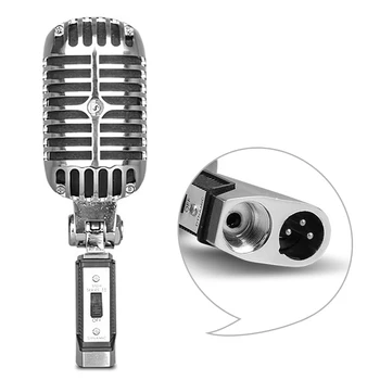 Высококачественный профессиональный микрофон для симуляции винтажного стиля SHURE, Классический ретро динамический вокальный микрофон для сценических выступлений