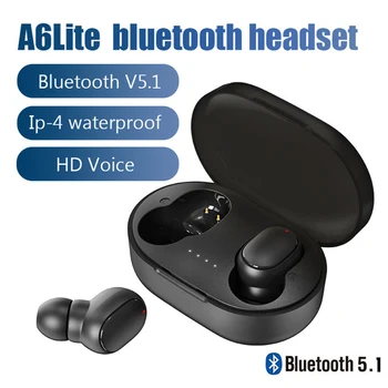 Беспроводные наушники Bluetooth HiFi 5.1 Bluetooth IPX4 True Wireless Sport Headset Водонепроницаемые наушники с портативной зарядной кабиной