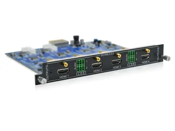 4-канальный HDMI Гибридная матричная плата ввода/вывода, Гибридный матричный переключатель, системный вход HDMI/DVI/VGA/SDI, Выходная плата