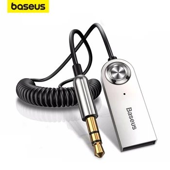 Baseus BA01 USB Bluetooth-приемник Bluetooth-передатчик 5,0 Автомобильный AUX 3,5 мм Bluetooth-адаптер Аудиокабель для наушников Speakerx