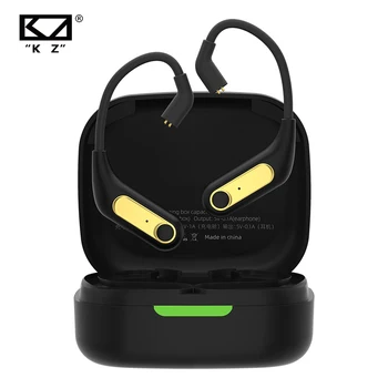 Kz Az15 Обновленные Беспроводные наушники, совместимые с Bluetooth, Кабель 5.2, Беспроводной Ушной крючок, B / c Контактный разъем С Зарядным чехлом