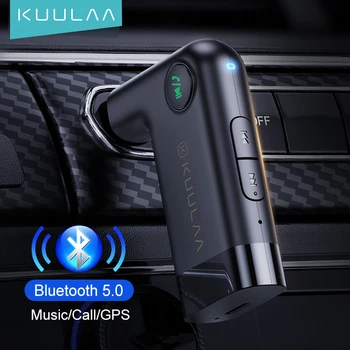 KUULAA 3,5 мм Разъем Для автомобильного Аудио Aux Bluetooth 5,0 Bluetooth Aux Адаптер Bluetooth Приемник 5,0 Для Автомобильного Приемника BT Передатчик