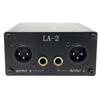 Изолятор аудиосигнала LA-2 6.35 XLR Головной микшер Для Удаления звукового тока, Фильтра акустических шумов